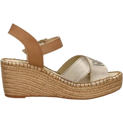 Afbeelding van Replay Susan Cross Sandalen Touwzool cognac Maat 40