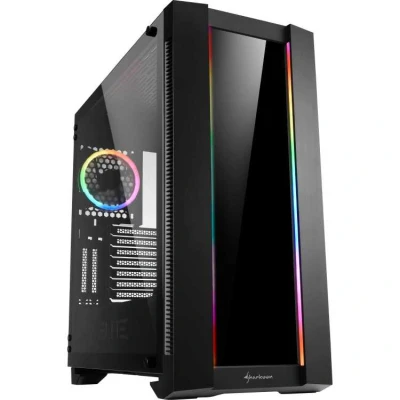Afbeelding van Sharkoon CA200G Midi tower PC behuizing Zwart