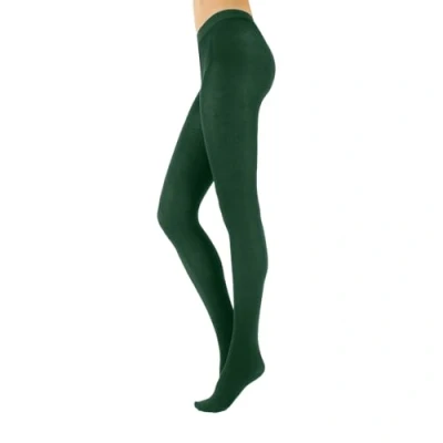 Afbeelding van CALZITALY Kasjmierwollen panty, warme winterpanty, dikke 150 den, S, M, L, XL, XXL, 3XL, 4XL Italiaanse kousen, Emerald Groen,