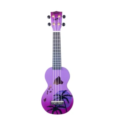 Afbeelding van Mahalo MD1HA/PPB Designer Series Hawaii Purple Burst ukelele