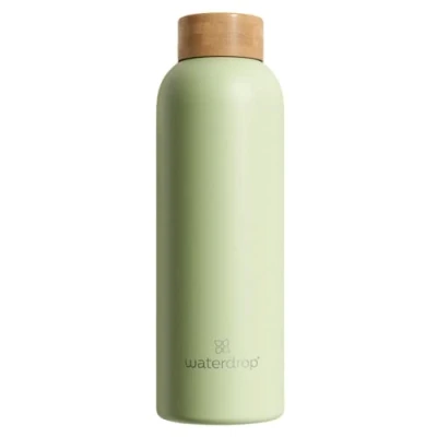 Afbeelding van Waterdrop Roestvrijstalen Drinkfles Olive 600ml