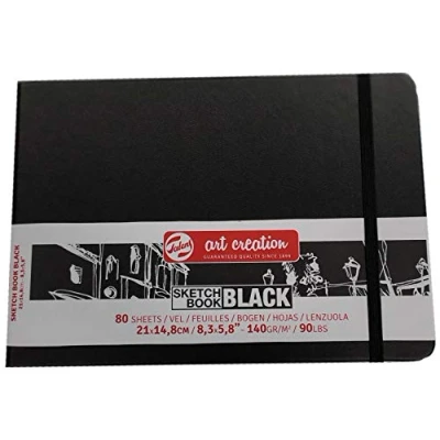 Afbeelding van SKETCH BOOK BLACK ARTCREATIE 21 x 14,8 CM landschap