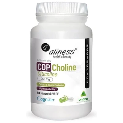 Afbeelding van Aliness NOOTROPICS CDP Choline Cyticoline Supplementen 60 capsules