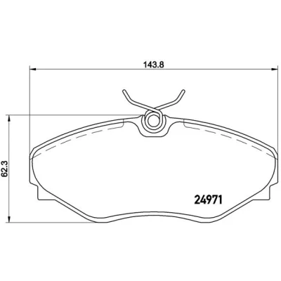 Afbeelding van Brembo Remblokset P 68 055