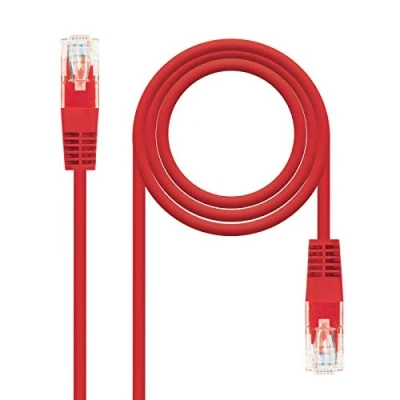 Afbeelding van UTP Category 6 Rigid Network Cable NANOCABLE Red