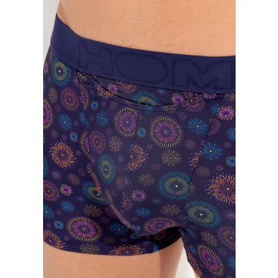Afbeelding van HOM Spectra boxer briefs H01 Navy print mannen M