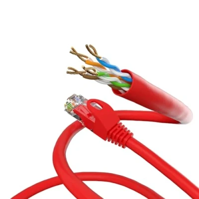 Afbeelding van Netwerkkabel Cat5e U/UTP 7.5 meter (Rood)