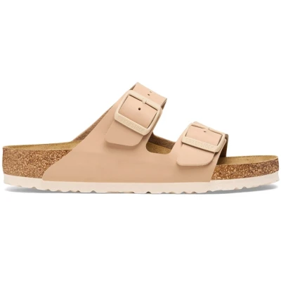 Afbeelding van Birkenstock Arizona Slippers Wit Patent Narrow Fit Maat 45 Dames