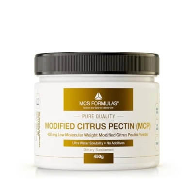 Afbeelding van Modified Citrus Pectin Powder 450g De enige MCP die volledig oplost in water Made EU