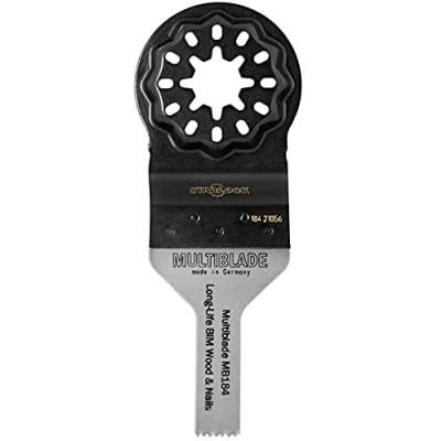 Afbeelding van Multiblade Starlock MB184 Universeel bimetalen zaagblad 10 mm (hout, metaal, koper, aluminium, spijkers, PVC, kunststof)