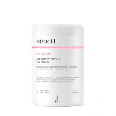 Afbeelding van Kin Cosmetics Masker Kinactif No.4 Colorprotecting 2 in 1 Mask 900ml Voor Gekleurd Haar