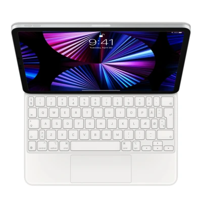 Afbeelding van Apple Magic Keyboard (voor 11‑inch iPad Pro 3e generatie en Air 4e generatie) Deens wit
