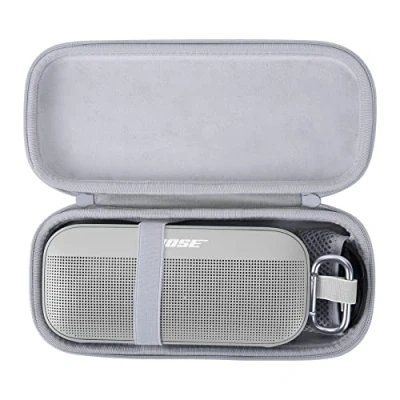 Afbeelding van Aenllosi Harde draagtas voor Bose SoundLink Flex Bluetooth draagbare draadloze luidspreker, alleen hoes (wit)