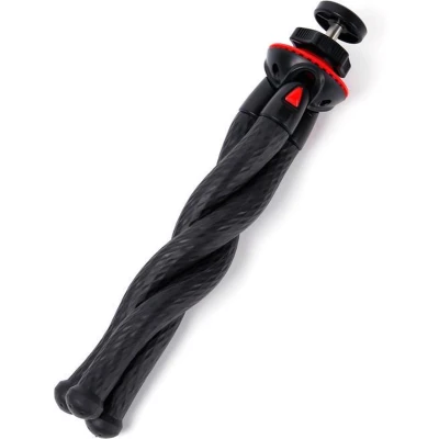 Afbeelding van Fotopro UFO2 Flexibel Statief XL — Met Bluetooth afstandsbediening Geschikt voor spiegelreflexcamera, compactcamera, smartphone en GoPro Tot 28 cm hoog Zwart/Rood