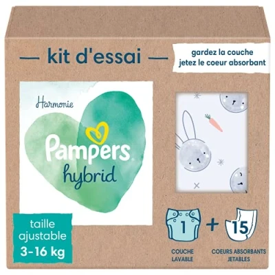 Afbeelding van Pampers Harmonie Hybrid Wasbare Luier Probeerverpakking