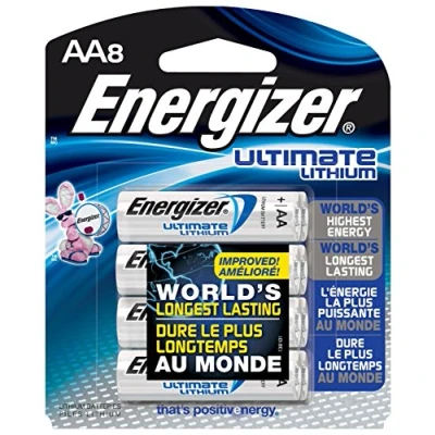 Afbeelding van Energizer L91BP 8 Ultimate Lithium AA Batterijen (8 Pack)
