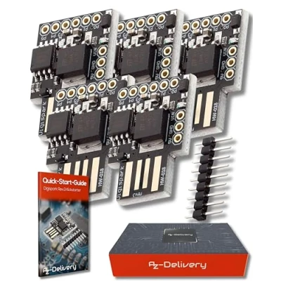 Afbeelding van AZDelivery 5 x Digispark Rev.3 Kickstarter met ATTiny85 en USB compatibel Arduino Inclusief E Book!