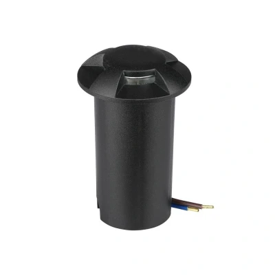 Afbeelding van LED grondspot tuinpad 1 kant 42mm warm wit 3W Zwart