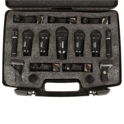 Afbeelding van Fame Drum Microfoon Set &quot;Practice&quot;, 7 delig voor drums