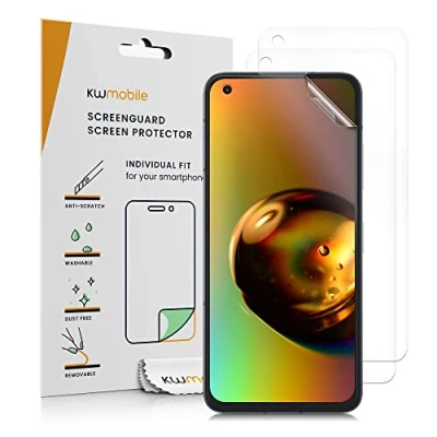 Afbeelding van kwmobile 3x screenprotectors compatibel met Asus Zenfone 9 screenprotector Beschermfolie voor smartphones Transparant