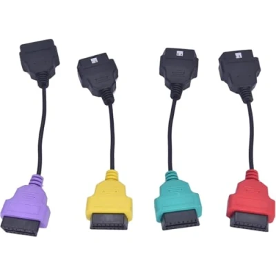 Afbeelding van Alchiauto Fi at ECUScan multiadapterkabel voor diagnostische ECU scangereedschap (rood, geel, paars)
