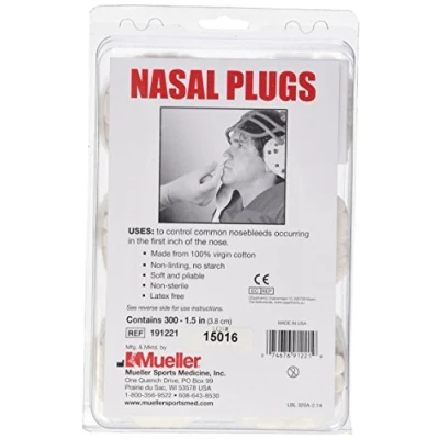 Afbeelding van Mueller Neuspluggen 300 Stuks (6 X 50 Stuks)