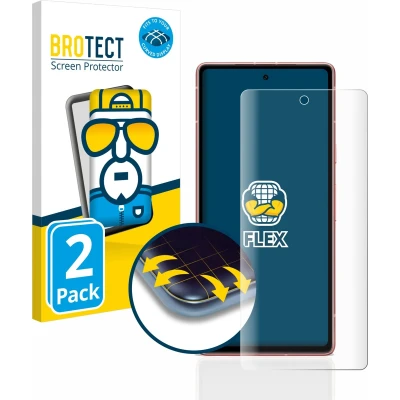 Afbeelding van BROTECT Screenprotector voor Google Pixel 7a Folie Beschermfolie transparant volledig dekking (2 Stuks)