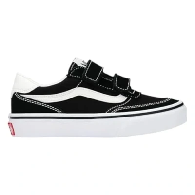 Afbeelding van Vans Brooklyn LS V uniseks gymschoenen voor kinderen, Canvas Suède Zwart Wit, 36.5 EU