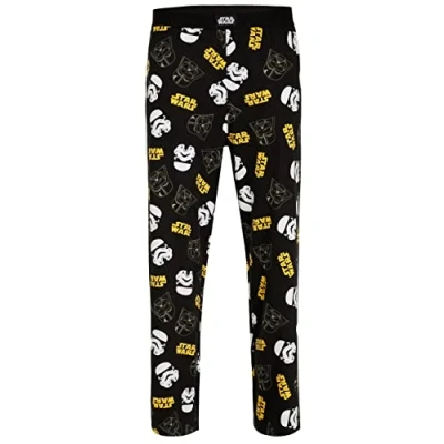 Afbeelding van Recovered Heren Star Wars Lounge broek Volwassenen Darth Vader &amp; Storm Trooper katoenen stof PJ&#039;s pyjama voor loungewear nachtkleding, Meerkleurig, XL