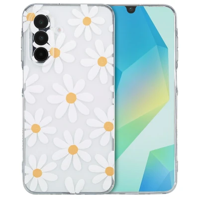 Afbeelding van imoshion hoesje Geschikt voor Samsung Galaxy A26 Siliconen Design verpakking Meerkleurig / Daisy Flower
