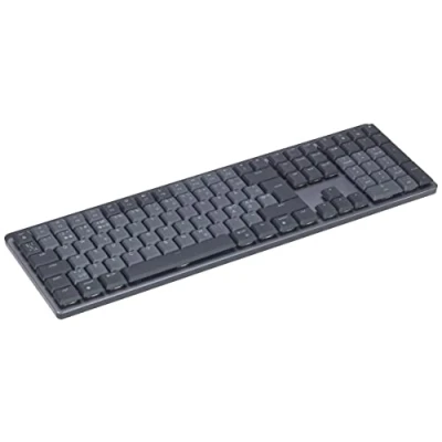 Afbeelding van Randapparaten: Toetsenborden: Logitech MX Mechanical toetsenbord Kantoor RF draadloos + Bluetooth QWERTY Deens, Fins, Noors, Zweeds Grafiet, Grijs
