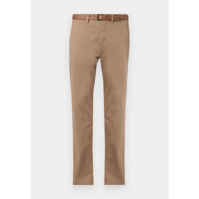 Afbeelding van TOM Tailor Denim SLIM FIT Chino WITH BELT Chino, Heren, Maat: 28x32, Honey camel beige