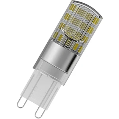 Afbeelding van OSRAM LED pinlamp met G9 aansluiting, warm wit (2700K), 12V laagspanningslamp, 2,6 W, vervanging voor conventionele 30W lamp, dubbelverpakking