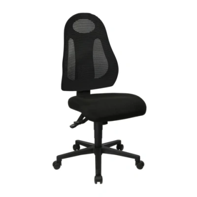 Afbeelding van Topstar Bureaudraaistoel met synchroontechniek zwart/zwart 420 530 mm zonder armleuningen 1 stuk FR100 G200