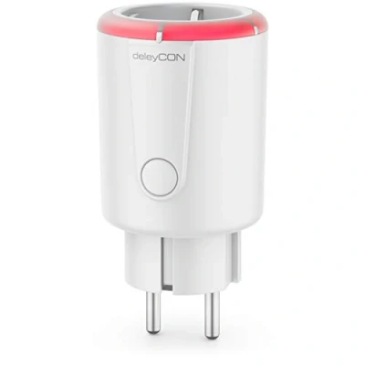 Afbeelding van deleyCON 1x Digitale Tijdschakelklok Aftelfunctie Timer Tijdschakelaar Schakelklok Stopcontact 1 tot 5 uur Schakeltijd max. 1800W Contactbeveiliging Binnenkant Wit