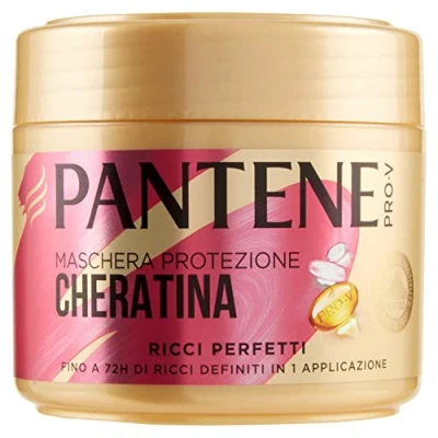 Afbeelding van Pantene Pro V Haarmasker, keratine bescherming, perfecte krullen tot 72 uur, 300 ml.