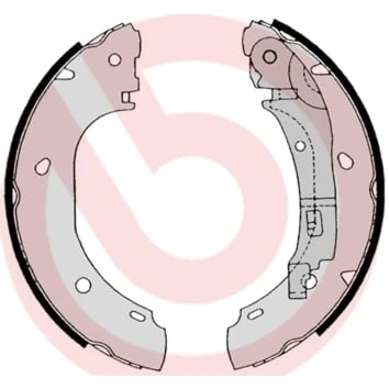 Afbeelding van Brembo Remschoen set S 23 525