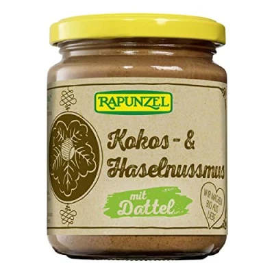 Afbeelding van Rapunzel kokos en hazelnoot met datel 0,25 kg 6 pack