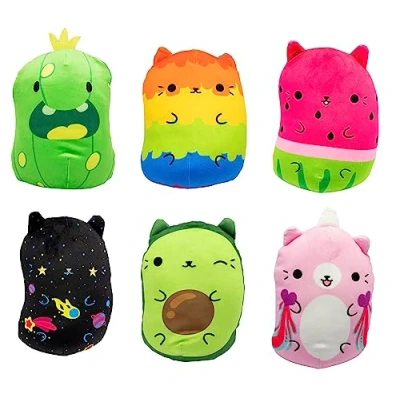 Afbeelding van Joy Toy Cats vs Pickles superzachte pluche gevuld met beanies 16,5 x 13 22 cm