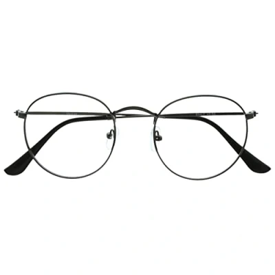 Afbeelding van OPULIZE Sol Blauw Licht Blokkerende Bril Cool Metalen Retro Vermindert Glans Anti Hoofdpijn Verbeteren Slaap Computer Gaming Mens Womens B94, Gunmetal Grijs