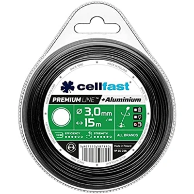 Afbeelding van Cellfast Strimmer Lijn Draad Voor Grastrimmers En Bosmaaiers Grastrimmer Premium Cirkel 3,0 mm 15 m