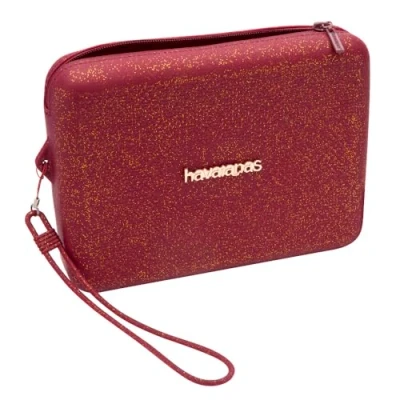 Afbeelding van Havaianas Beach Necessaire Glitter Unisex Portemonnee, Maat: One Size, Amaranth