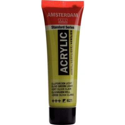 Afbeelding van Acrylverf 621 Olijfgroen Licht Amsterdam 20 ml
