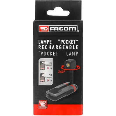 Afbeelding van Facom Oplaadbare Compacte Zaklamp Led 250Lumen 779.PCBPB