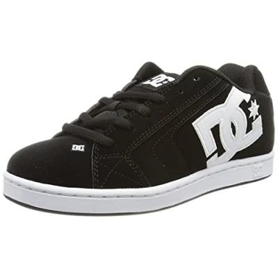 Afbeelding van DC Shoes NET Sneakers laag, Maat: 53.5, Black/white Leer/ synthetisch
