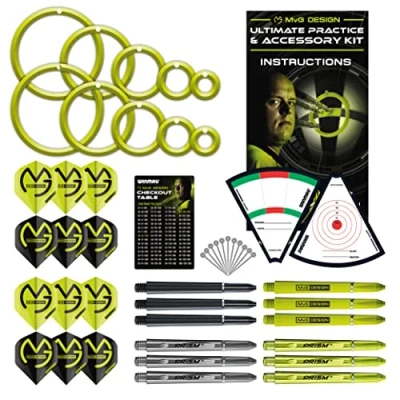 Afbeelding van Winmau Michael van Gerwen MvG Ultimate Darts Praktijk &amp; Accessoire Kit