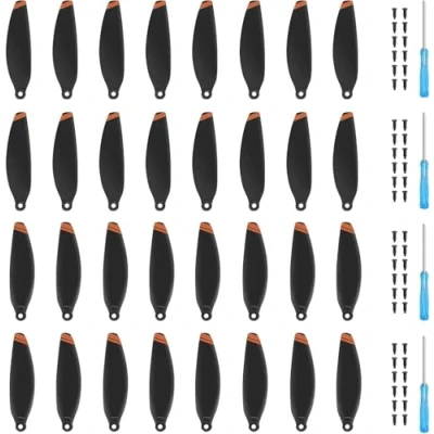 Afbeelding van Craznick Propellers voor DJI Mini 4K/Mini 2 SE Koolstofvezelvervangende propbladen Geluidsarme SE/Mini 2/Mini Drone accessoires Exclusieve schroeven en schroevendraaiers 32st Oranje