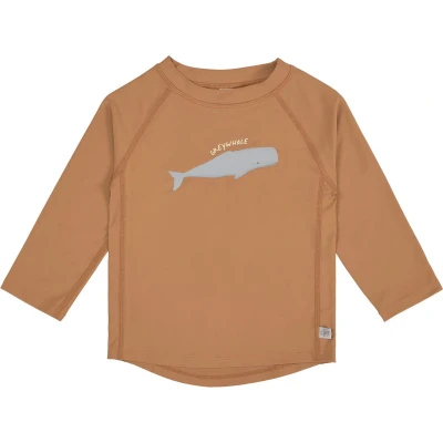 Afbeelding van Lässig Zwemshirt Rashguard Lange Mouw Splash &amp; Fun Whale caramel, 19 24 mnd. Maat 92