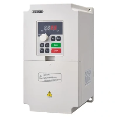 Afbeelding van VEVOR Frequentieomvormer Omvormer 5PK 1/3 Fase AC 220V naar 3 0