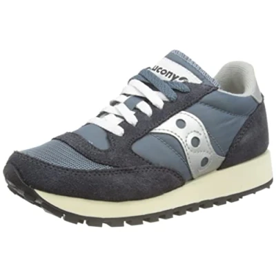 Afbeelding van Saucony JAZZ Vintage Sneakers laag, Heren, Maat: 45, Blue/navy/silver Leer en textiel